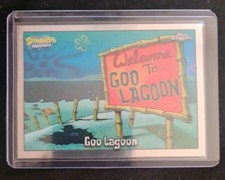 2025 Topps Chrome SpongeBob Goo Lagoon Refractor Card