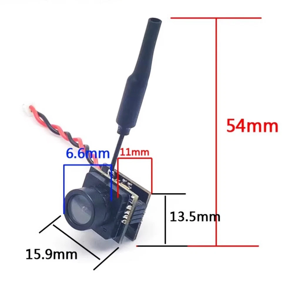 Radiolink Mini FPV Drone Camera 600TVL 5.8Ghz 48CH 25mW RC FPV Camera - Image 4 of 4