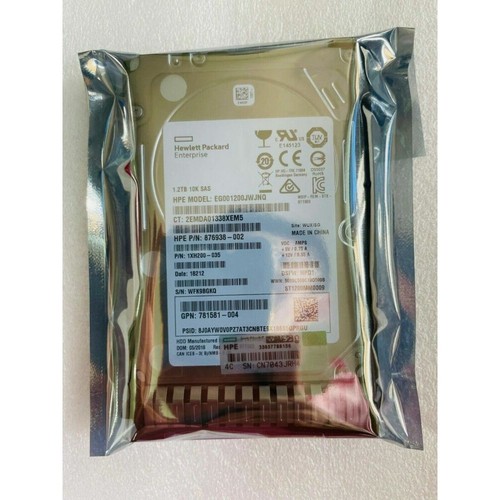 New HP 781518-B21 1.2TB 12G SAS 10K 2.5" SFF SAS HDD 781578-001 US - Picture 4 of 6