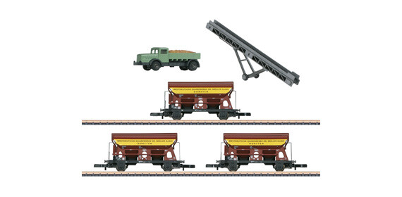 "MäRklin Miniclub Z 82440 Wagensset \"Westdeutsche Quarzwerke\" Der Db Neu & Ovp"-image