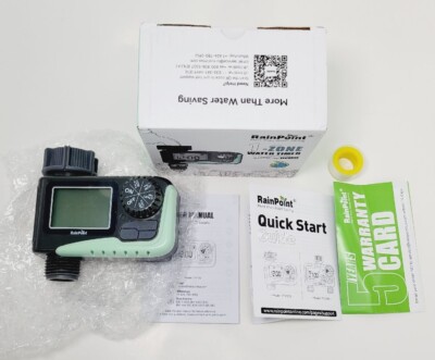 RainPoint (ITV105) 1 Zone Digital Programmable Mini Sprinkler Timer