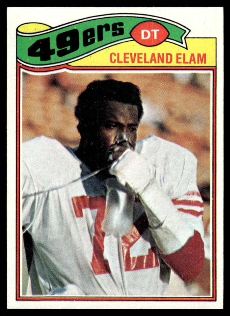 1977 Topps Cleveland Elam Rookie San Francisco 49ers #247 Tennessee State Tigers