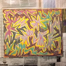 Drawing 11X14" Oil Pastel on Paper