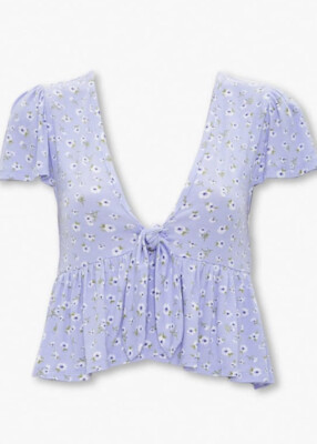 floral print crop top forever 21