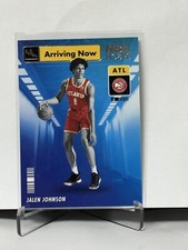 21-22 Panini NBA Hoops Jalen Johnson Arriving Now Insert Rookie Card Rockets #23