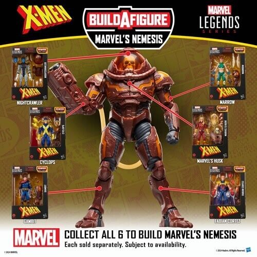 Marvel Legends 6" Figures Build-A-Figure Nemesis Nightcrawler (X-Force) IN STOCK - Picture 4 of 4