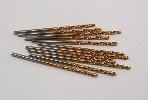 HERTEL Jobber Längenbohrer #37 (0,1040") HSS 118° TiN 2-1/2" (12 Stück)