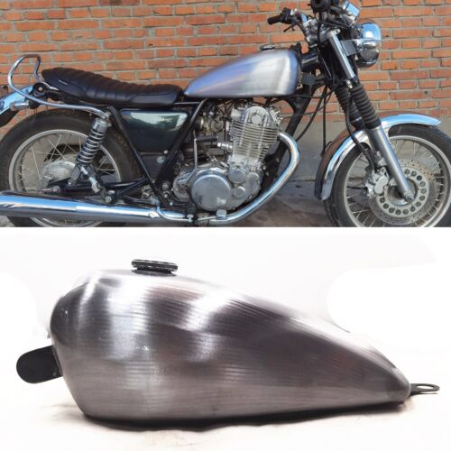 Motorcycle Fuel Tanks Gasoline Tank For Yamaha SR400.500 Silver UK - Picture 1 of 8