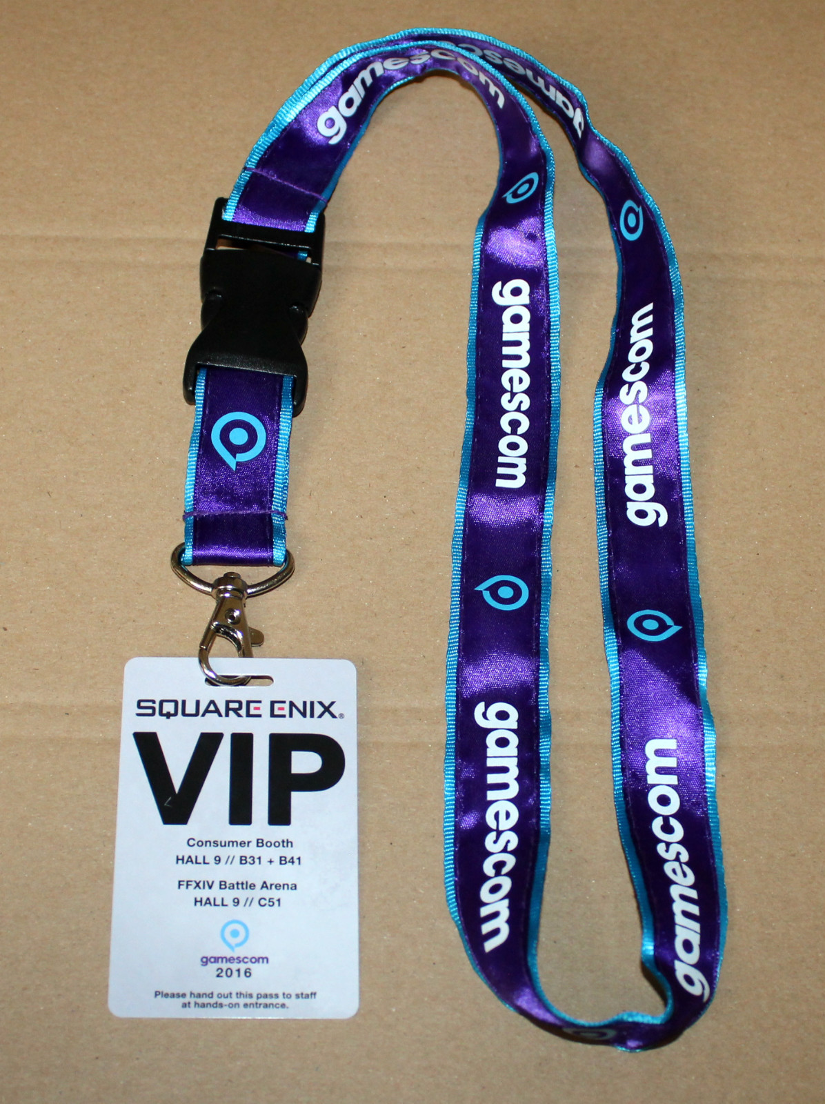 VIP Pass Square Enix Final Fantasy XIV XV Deus Ex Mankind Divided Gamescom 2016