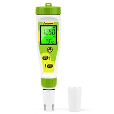 pH EC Meter for Water Hydroponics PPM and pH Meter for Nutrients Me... Fast Ship