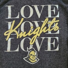 UCF Knights Love Rivalry Threads Gray Pullover Sweatshirt Girls 6/6X