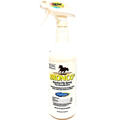 Farnam Bronco E Citronella Equine Fly Spray Horse Goat Sheep