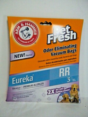 Eureka RR Lot of 8 Arm & Hammer Pet Odor Eliminating Vacuum Bags 4800 Series