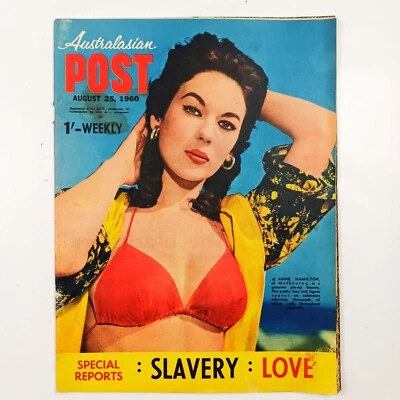 Australasian Post August 25 1960 Anne Hamilton Tattoo Roger Moore Maverick Good - image 1 of 4