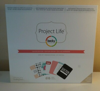 New Becky Higgins Project Life Core Kit, Sister Missionary,  Cards Scrapbooking