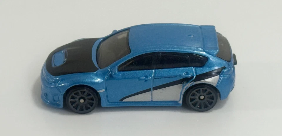2011 Hot Wheels Fast & the Furious Blue SUBARU WRX STI 1:64 - Image 2 of 4