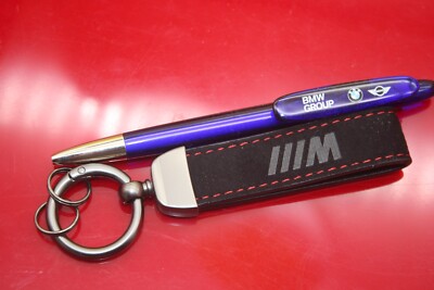 BMW M keyring & ballpoint pen loop key chain new lanyard Prodir