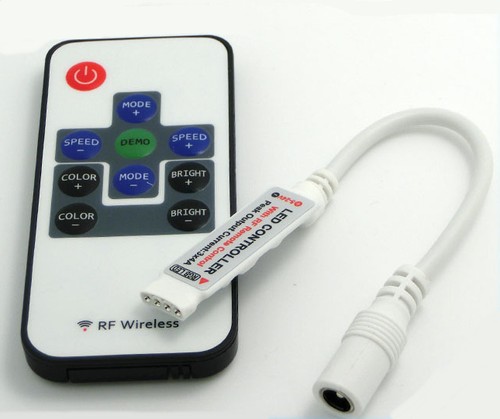 Controlador Tira Led Radiofrecuencia RGB Multicolor RF 5050 3528 DIMMER ESPAÑA