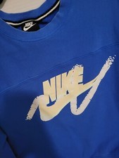 Nike Sweatshirt Blue Size Medium Colorful 80s 90s Style Look