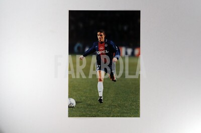 Photo De Presse Vintage PSG - Laurent Robert - Tirage Couleur Années 2000 (Farabola)