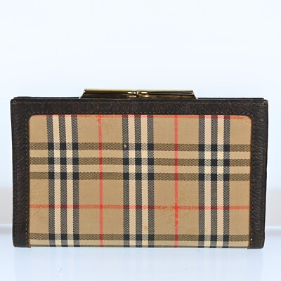 【Burberry】28cm ロングブーツ　内側ノバチェック　レザー チェック＆レザー ヒールブーツ (ブラック／アーカイブベージュ