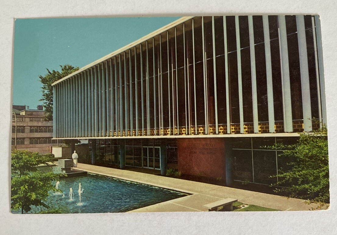 Vintage Postcard ~ Cossitt Public Library ~ Memphis Tennessee TN