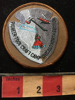 Pioneer Tool Craft Camp Chicago Illinois North Section Patch Indian Theme 73V1