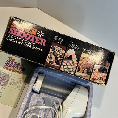 Vintage Electric Cookie Press WearEver Super Shooter Canape Candy Maker #70001 - Picture 3 of 9