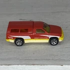 Vintage Hot Wheels Dodge Ram X-tra Truck Toy Pickup Die-Cast Loose Red & Yellow