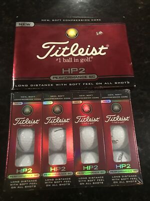 One 1 Dozen Titleist HP2 Performance SC White Golf Balls