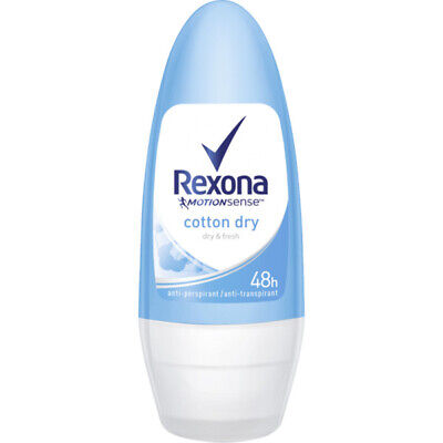 Rexona Deodorant Roll-On cotton dry 48h anti-perspirant, 50 mL