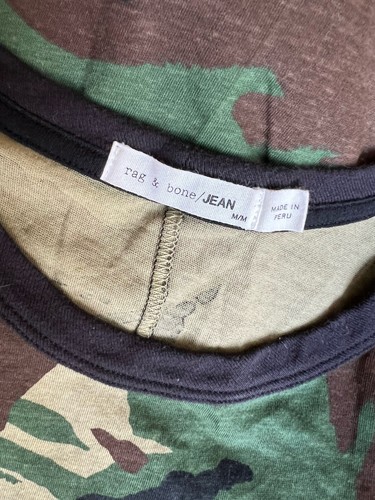 Rag Bone Jeans Camo Tee M - Picture 4 of 4