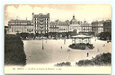 S03-1064, BREST, LA PLACE DE CHAMP DE BATAILLE, * 100-YEAR-OLD POSTCARD