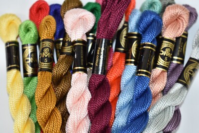 DMC Pearl Perle Cotton Size #3 or #5 Skein Embroidery Thread Twist YOU CHOOSE!