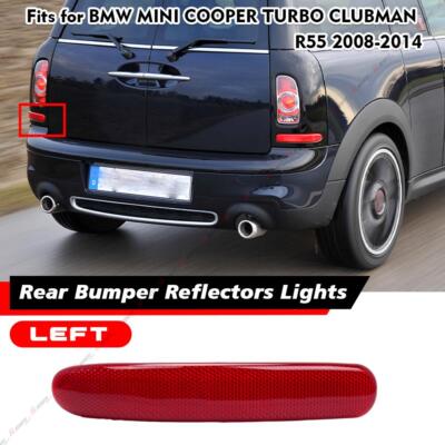 Heckstoßstangen Reflektor Rückstrahler Hinten Links für MINI COOPER R55 2008-14