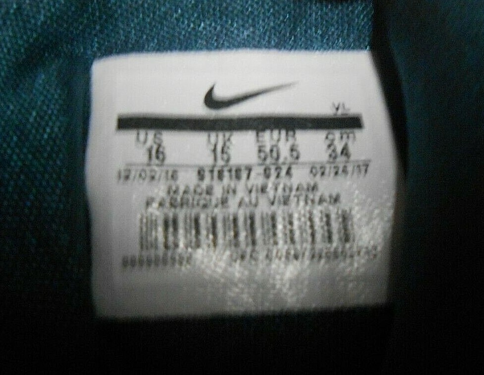 NIKE Alpha Menace Shark Pro Football Cleats Eagles Teal