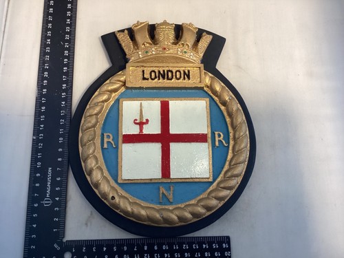 R.N.R LONDON WANDRELIEF / SCHILD (HANDBEMALTE VERSION ) - Bild 7 von 8