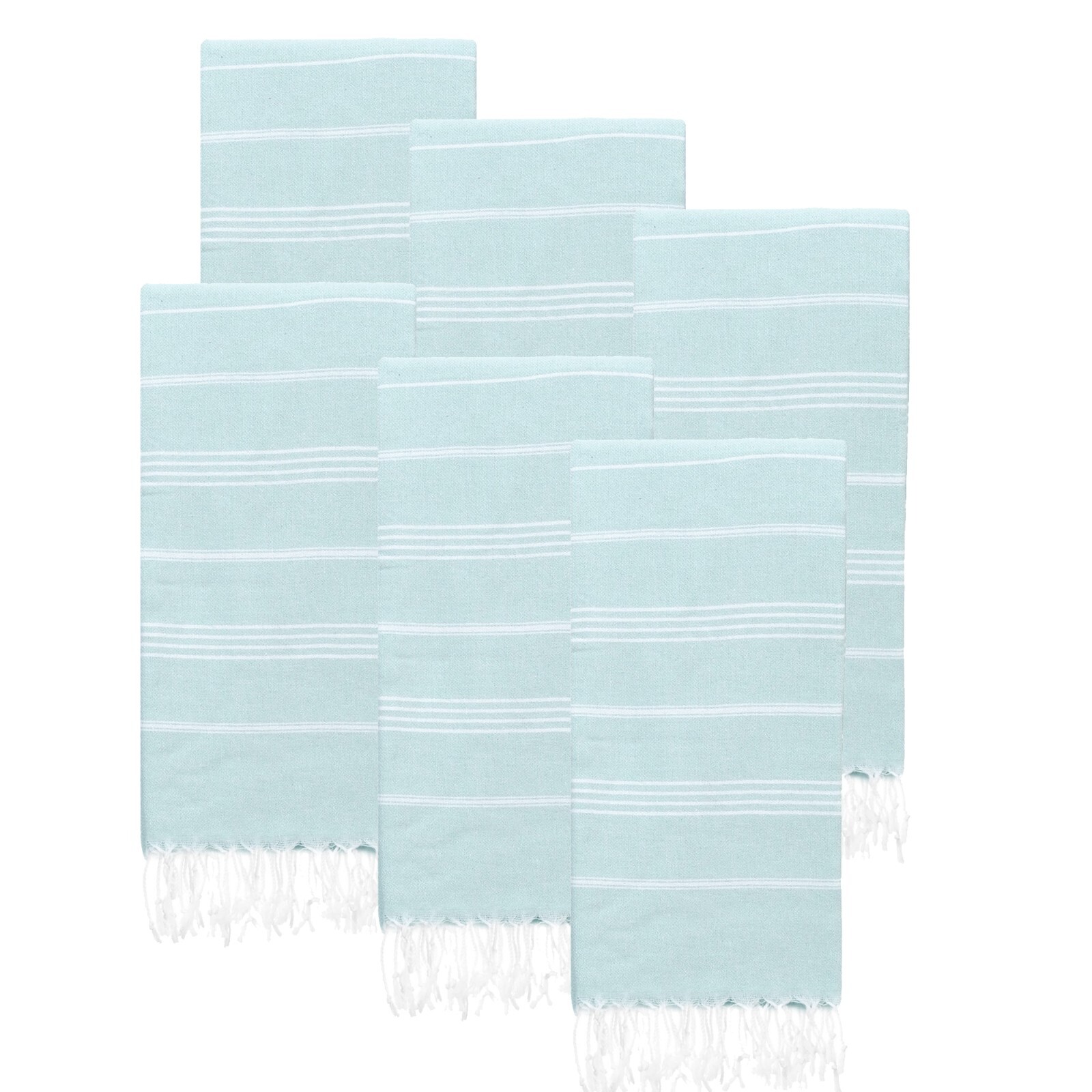 Set Of 6 (38" X 71") | 100% Cotton Extra Large Turkish Towel