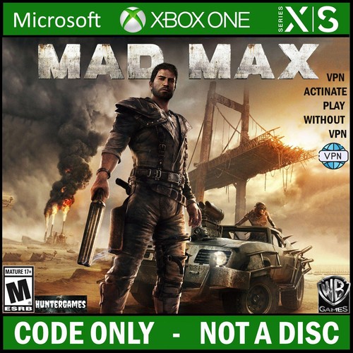 Mad Max (Xbox One, X|S) Key Code Argentina Region ☑Play Global ☑No disk ☑VPN - Picture 1 of 22