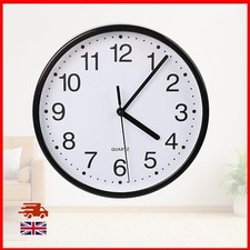 Wall Clock Silent & Non-ticking Modern Battery Operated Digital Quiet Home Decor