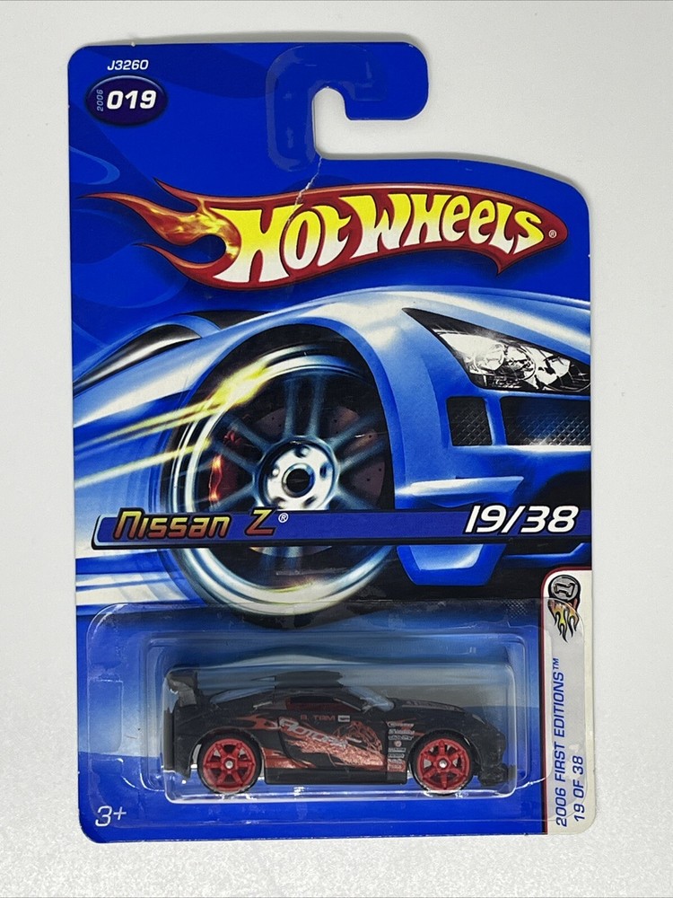 Hot Wheels 2006 First Editions Black/Red Nissan Z 19/38