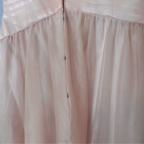 Mori Lee Madeline Gardner Prom Dress Bridesmaid ALTERED Pink Sweetheart Tulle - Picture 11 of 12