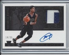 MARQUESE CHRISS 2016-17 PANINI NOIR RPA 2 COLOR ROOKIE PATCH AUTO RC #D 14/35