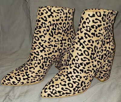 steve madden jerry leopard booties