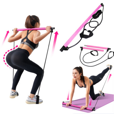 Women Pilates Rope Exercise Resistance Band Portable Yoga - Main Image