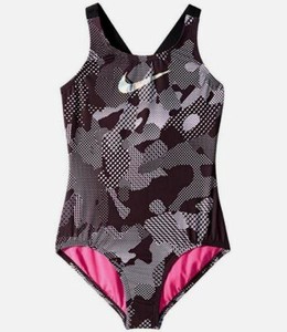 $46 Nike Kid's Girl's Black Camo Print 