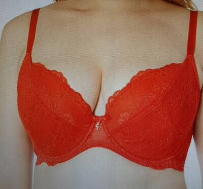 BH Damen   Gossard BH mit Bügel  Damen Superboost Lace Padded Plunge Bra BH