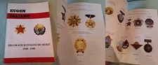 Romanian decorations and badges of merit 1948-1989 by Calianu catalog price book