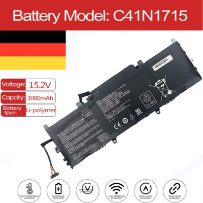 C41N1715 Akku für Asus Zenbook 13 UX331UN-EG106T UX331UN-EG080T UX331UN-1A