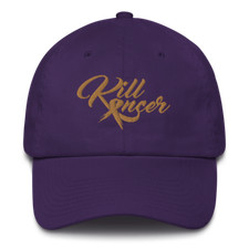 Women's Kill Childhood Kancer Purple/Old Gold Made in America Dad Hat
